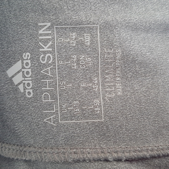 Adidas Athletic Croped Leggings L - Picture 3 of 3